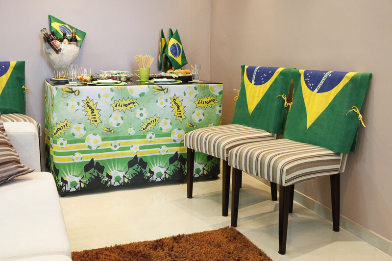 Decoração para assistir jogos do Brasil: 3 boas ideias - MeuLugar
